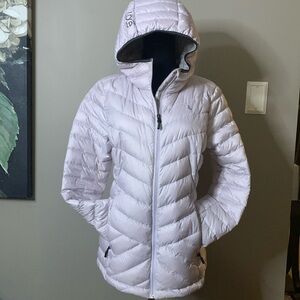 Women’s Lole’ down puffer jacket, (M) soft pink